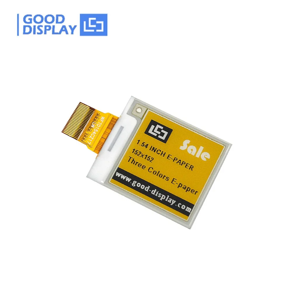 Eink 1,54 inch 3-Цвета черный, белый и желтый дисплей епапер GDEW0154C39