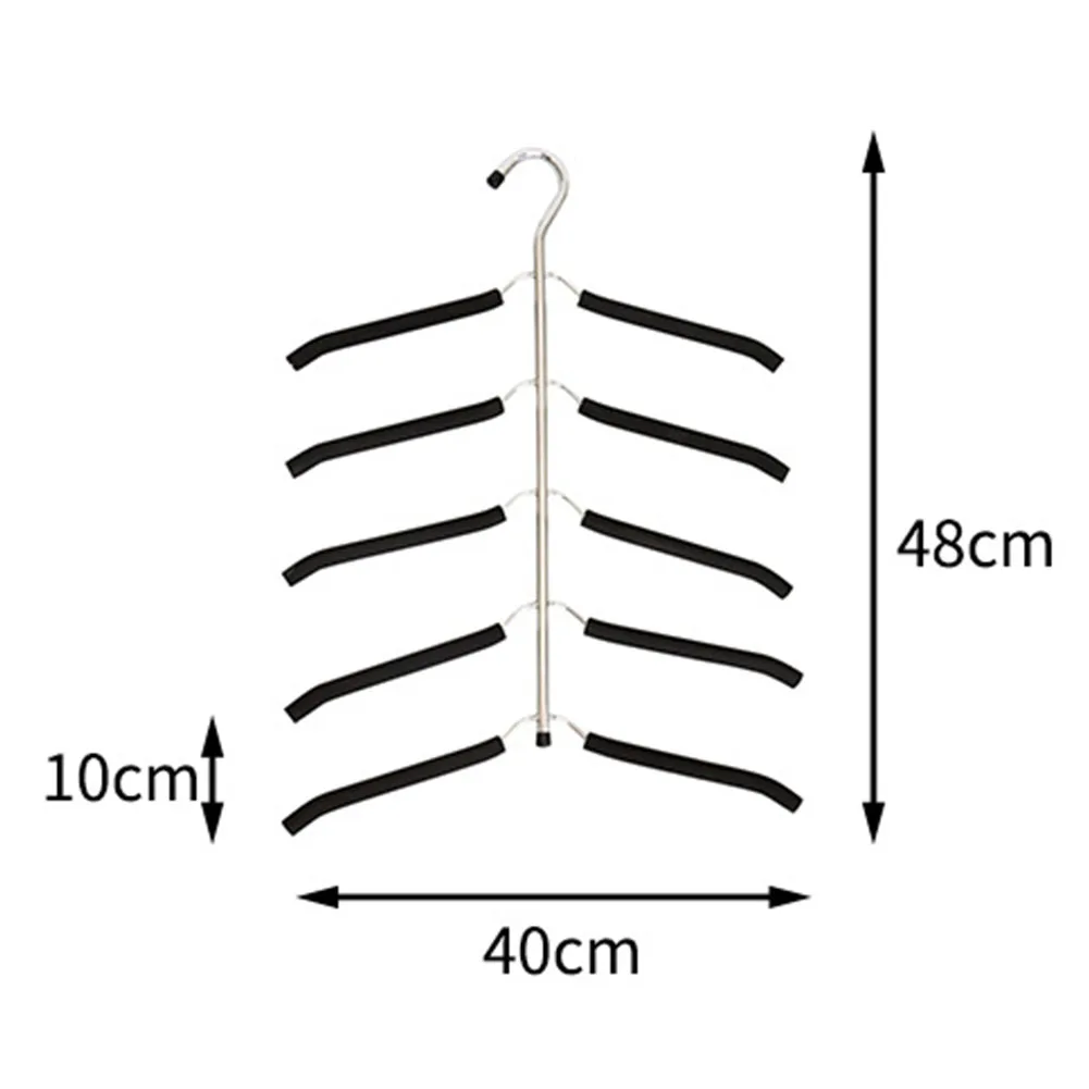 Вешалка для одежды, многофункциональная вешалка для одежды, бесшовная противоскользящая вешалка для одежды, домашняя многослойная одежда