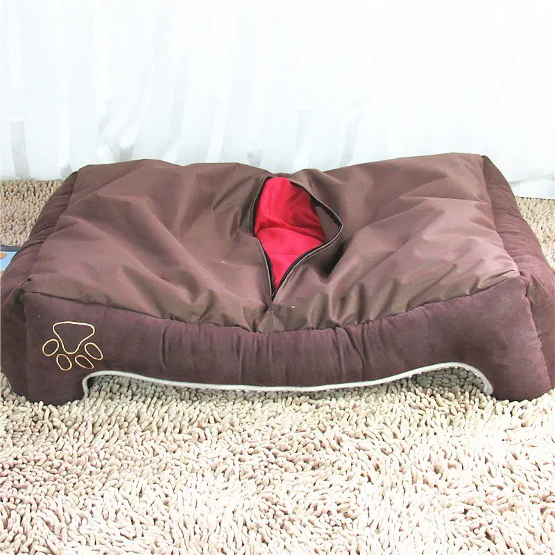 Plus-Size-Large-Dog-Bed-Soft-Strpied-Comfortable-Dogs-House-All-Seasons-Mat-Moisture-Proof-Bottom (1)