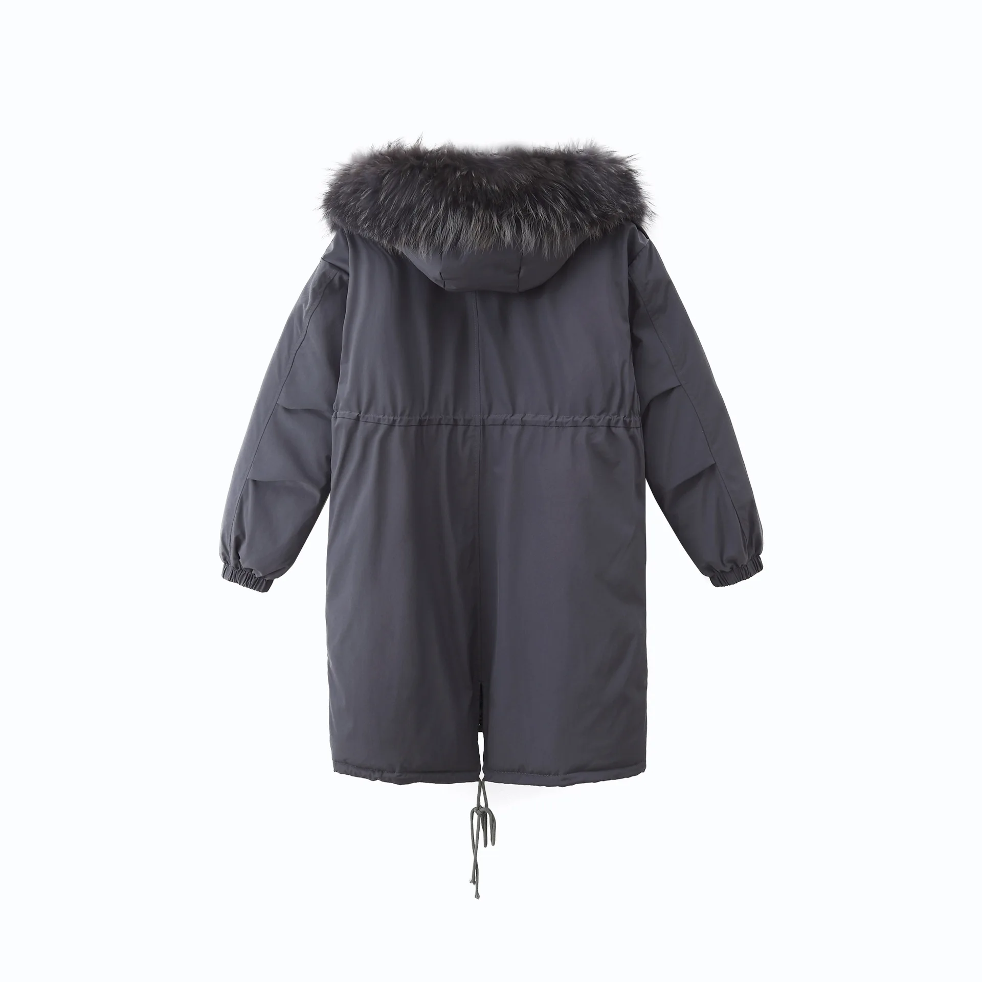 Big collar fur down parka women jacket pocket female thickening coat winter coat women down parka goose 8809