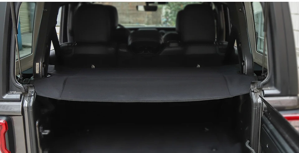 SHINEKA накладки для салона Jeep Wrangler JL+ Автомобильный багажник, занавес для багажника Wrangler, автомобильные аксессуары