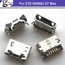 Для zte NX505J Z7 макс USB разъем зарядки Порты и разъёмы высокое качество; ; 2 шт./лот
