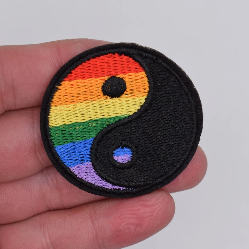 Yin-Yang-gay-lesbian-pride-rainbow-retro-LGBT-applique-Iron-On-PATCH-WHOLESALE-DROPSHIP-for-clothing (3)