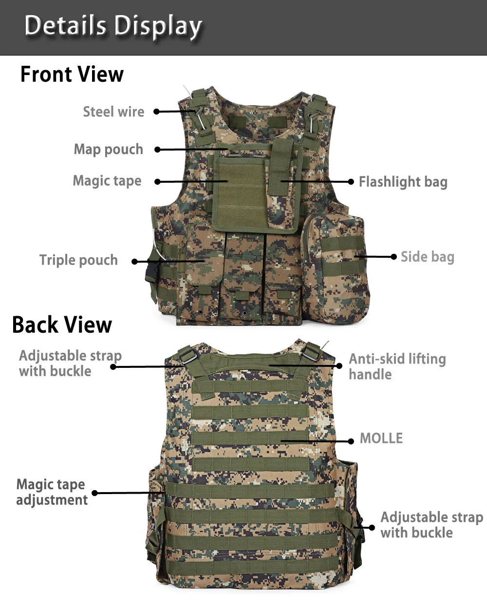 Военный тактический жилет+ Тактический шлем армейский Molle охотничий жилет штурмовая пластина Перевозчик CS страйкбол Пейнтбол CS игра защитный шлем