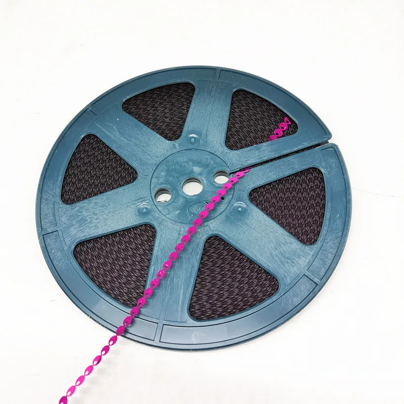 

12pcs Side hole Glitter sequins Reel CD length 95meters Eco-friendly 5mm two side sequin reels