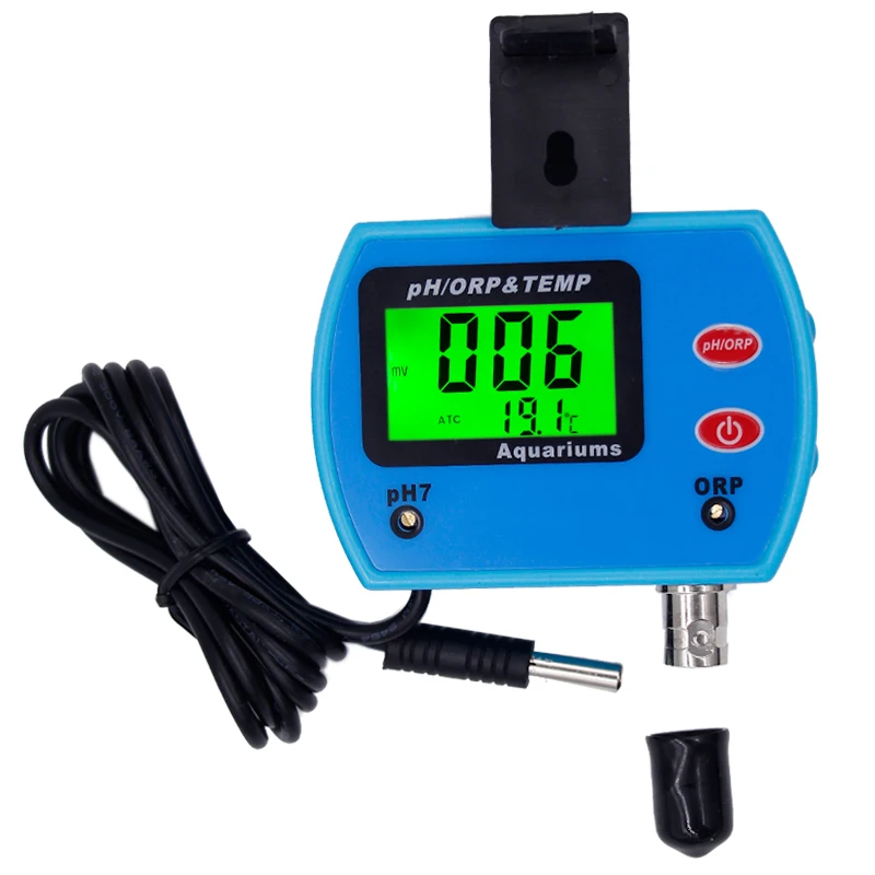 

5pcs/lot by DHL Fedex 3 in 1 Multi-parameter ORP meter temperature pH tester 0.00 ~ 14.00pH Acidometer Analysis Device 20%Off