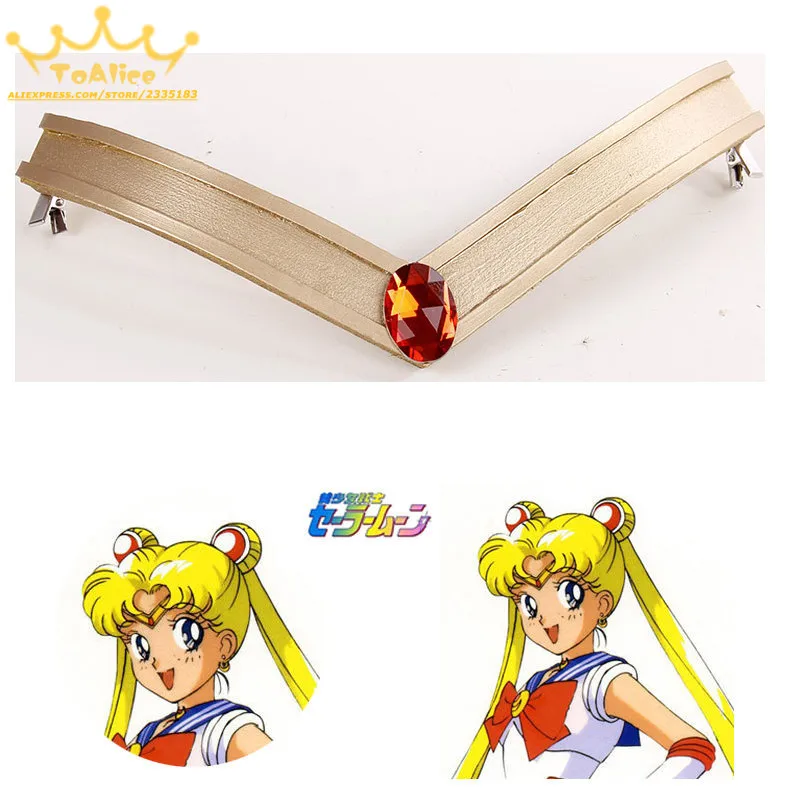 

100% Handmade Japanese Anime Sailor Moon Tsukino Usagi Tiara Headwear Headband 25th Anniversary Cosplay Prop Accessory Wholesale