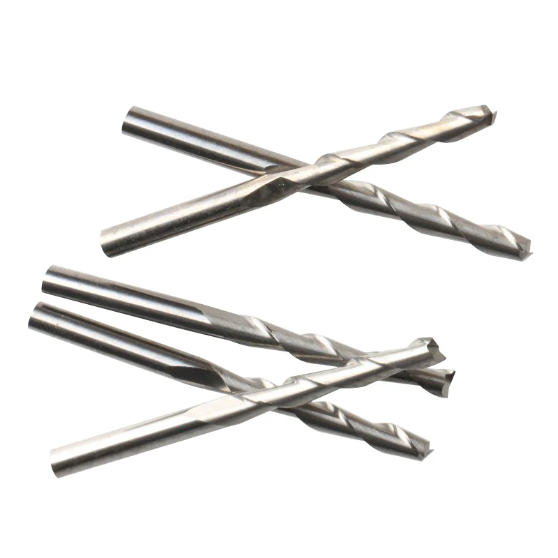 

5pcs Shank 6mm x25mm Two Flutes End Mill Cutters Spiral Router Bits Solid Carbide End Mill Wood Tool Bits From Factory