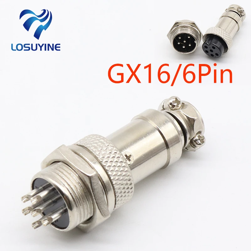 Разъем gx16 6 pin