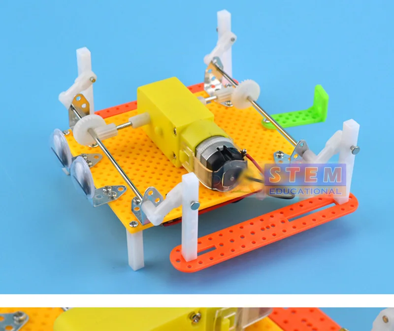 DIY электрические игрушки Механический дизайн принцип Робот Модель Дети физическая наука эксперимент учебное средство стволовых обучающая игрушка