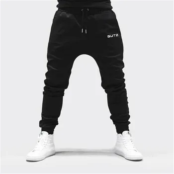 

2018 Winter Running Gym Pants Jogging Men Cotton Joggers Sweatpants Workout Pants Bodybuilding Mens Gyms Brand Clothing