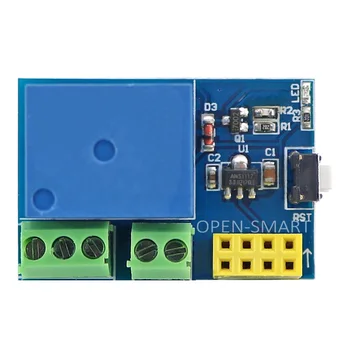 

OPEN-SMART Smart Socket Single Relay Module for ESP8266 WiFi ESP-01 ESP-01S ESP8285 ESP-1