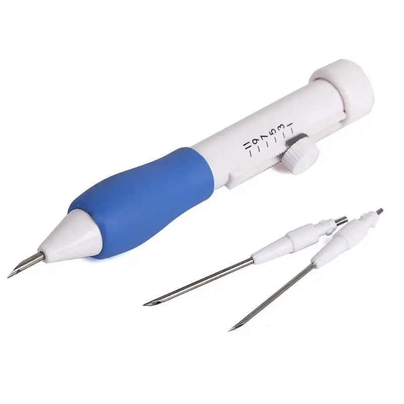 

DIY Punch Needle Set ABS Plastic 3 Needles 2 Threaders Craft Tools DIY Embroidery Hand Sewing Tool Accessories