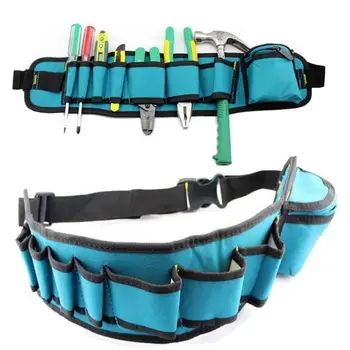 

Multi-pocket Carpenter Tool Bag Waist Pocket Electrician Tool Holder Pack Men Multi-Pockets Tool Bag Utility Pouch Hardware Bag