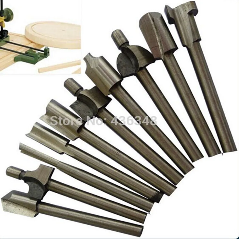 Hot 10pcs 1/8 Mini Shank Hss Woodworking Blade For Edge Engraving Machine Pattern Trimming