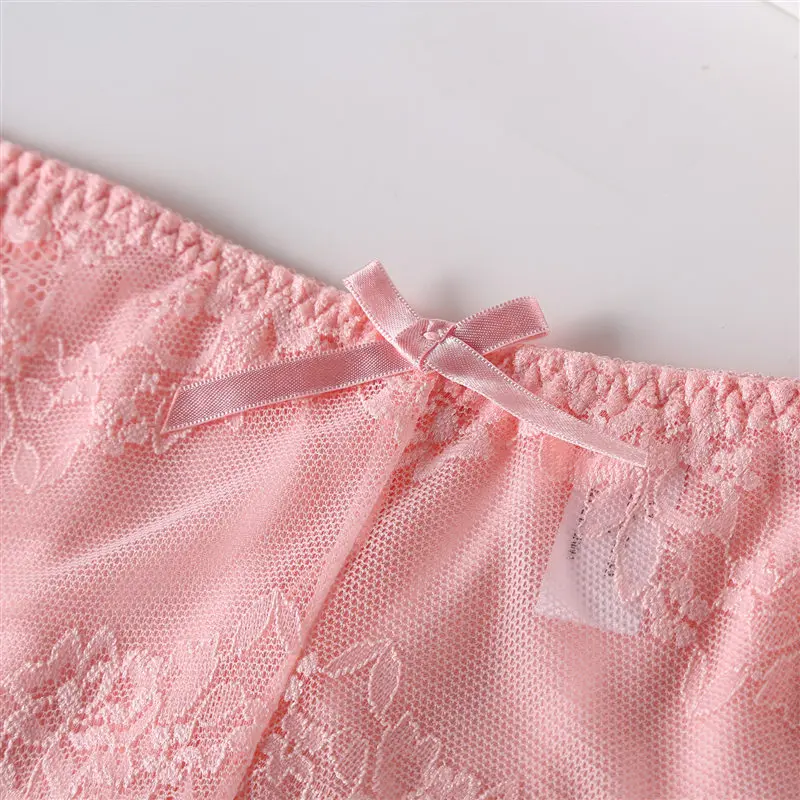High Waist Large Size Panties Women Underwear Sexy Lace Transparent Big Plus Size Briefs Female Underpants Lingerie Xxxl XxxxL 0 (21)