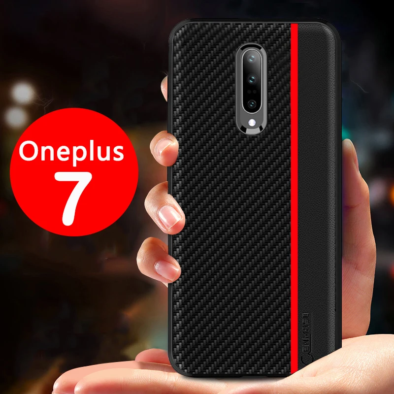 Для Oneplus 7 Чехол из углеродного волокна Текстурированная кожа задняя крышка для Oneplus 7 7T Pro Чехол One plus 7 1+ 7 полный защитный противоударный чехол