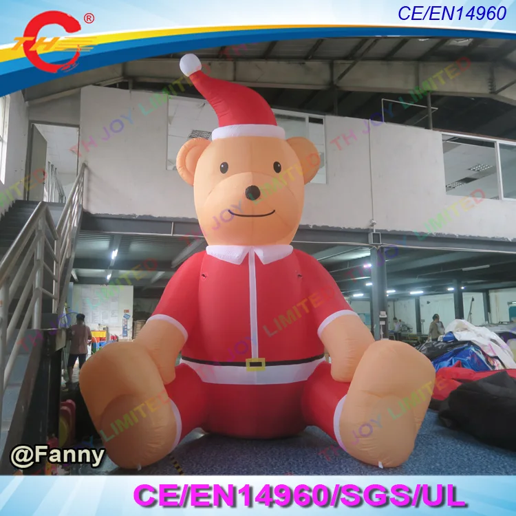 giant inflatable santa bear 1