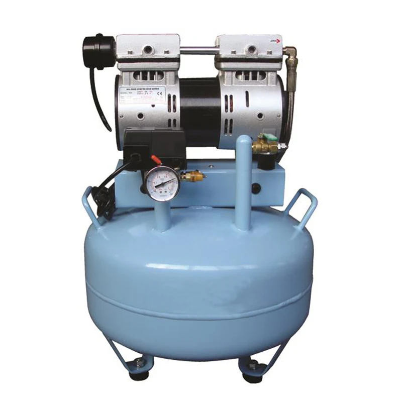 Dental lab equipment silent air compressor oilless portable compressor