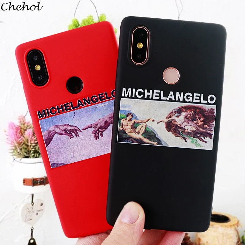 Cell Phone Case for Xiaomi Redmi Note 6 MIX 2 3 S 8 SE Youth Max 4x 5 A Pro Art Matte Cases Soft TPU Silicone Cover Accessories | Мобильные