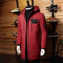 New winter jacket men White duck down Coat Thicken Warm Varsity Jacket Winter Windbreak Parka Slim Fit Casual Outwear Coat