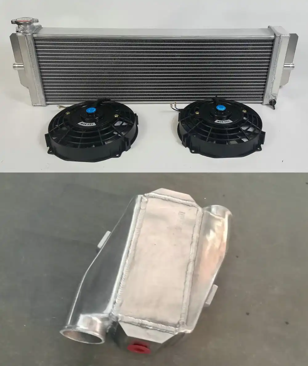 Full Aluminum Liquid Water to Air Intercooler & Heat Exchange Radiator