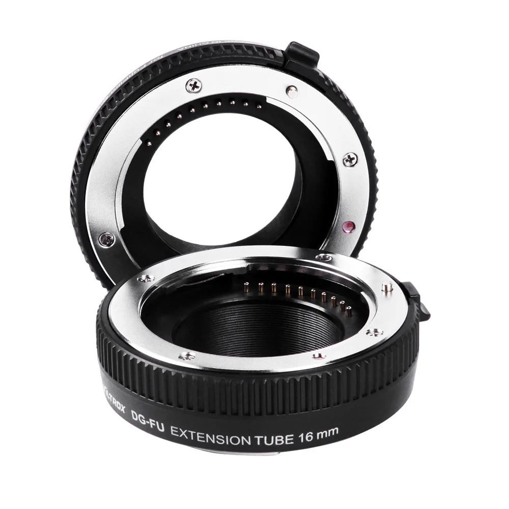 Viltrox DG-FU Автофокус usb-кабель трубка кольцо объектив 10 мм 16 мм набор металлическое Крепление для Fujifilm X крепление макрообъектив