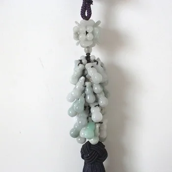 

Free shipping natural jade jade gourd DIY car hang Froude car safe travel, no matter where you go