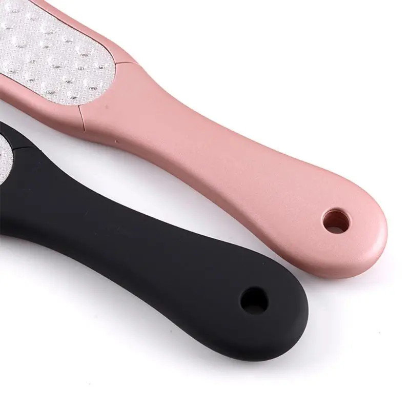 Professional Double Sided Stainless Steel Foot Rasp Heel File Hard Skin Callus Remover Scrubber Pedicure Grinding Feet Care Tool