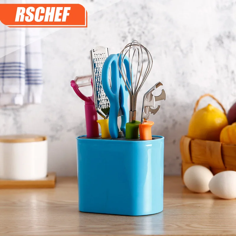 

RSCHEF Kitchen miscellaneous items 6 pieces set of set plate with a set of egg-holder shears and scissors gift sets.