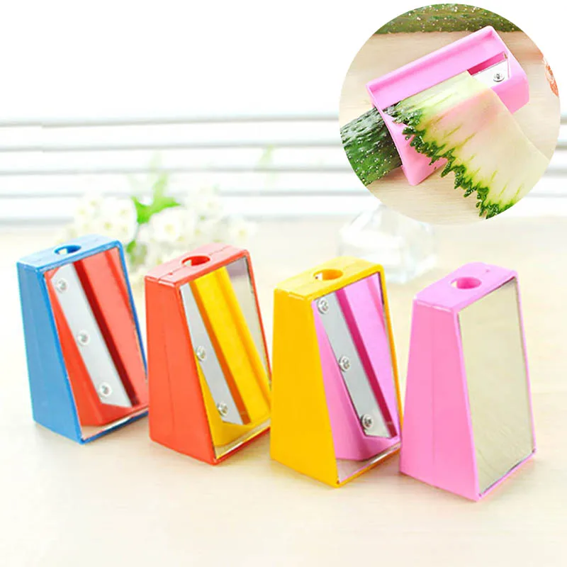 

Spiral Funnel Vegetable Grater Pencil Sharpener Modeling Mask Beauty Slicer Cucumber Cutter Kitchen Accessories Home Supplies