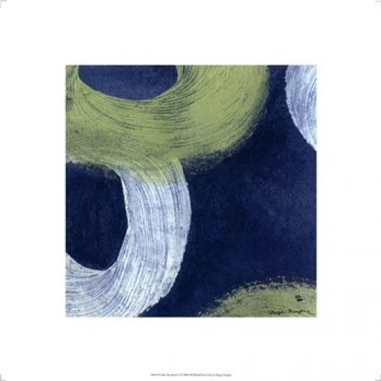 Blue Revolution I Poster Print by Megan Meagher (18 x 18)