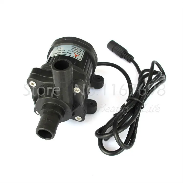 12V Small Electric Pump Low Noise and Portable 4.5M 620L/H 14.4W for