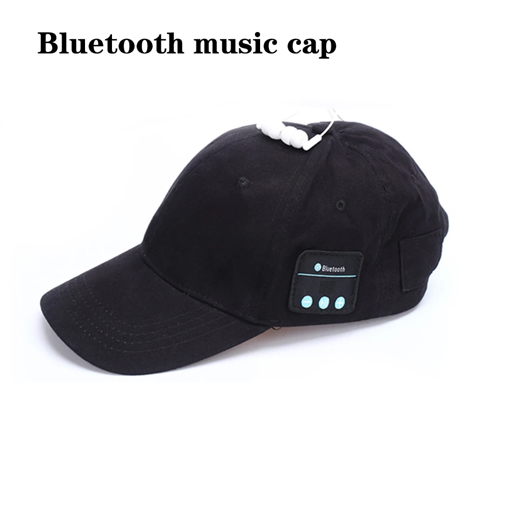 Оригинальная Беспроводная bluetooth гарнитура шапка для прослушивания музыки