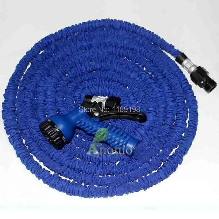 

Free Shipping 75 FT Expandable Water Hose Aluminum Connector Hose With Spray Gun 75FT Flexible Hose Irrigation Water Hose