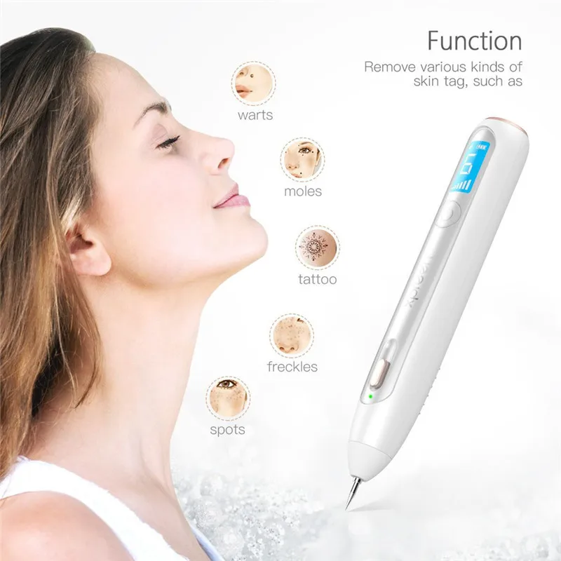 

Destone Facare X1 Plasma Pen Beauty Dot Mole Removal Wireless Charging Spotlight IPL With LCD Pen Plasma 6 Level Treaments