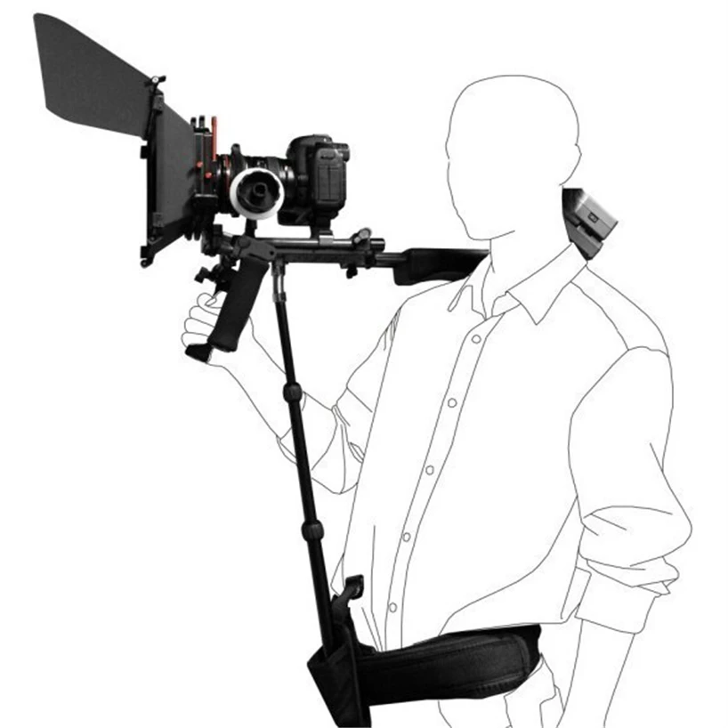 Опорный стержень для DSLR Rig/ремень крепления на плече видеокамеры DV/DSLR новые