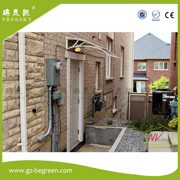 

YP100240 100x240cm 39x94.5in prefab homes roof top tent  polycarbonate sheet plastic shed  overehead doorsunshade awning