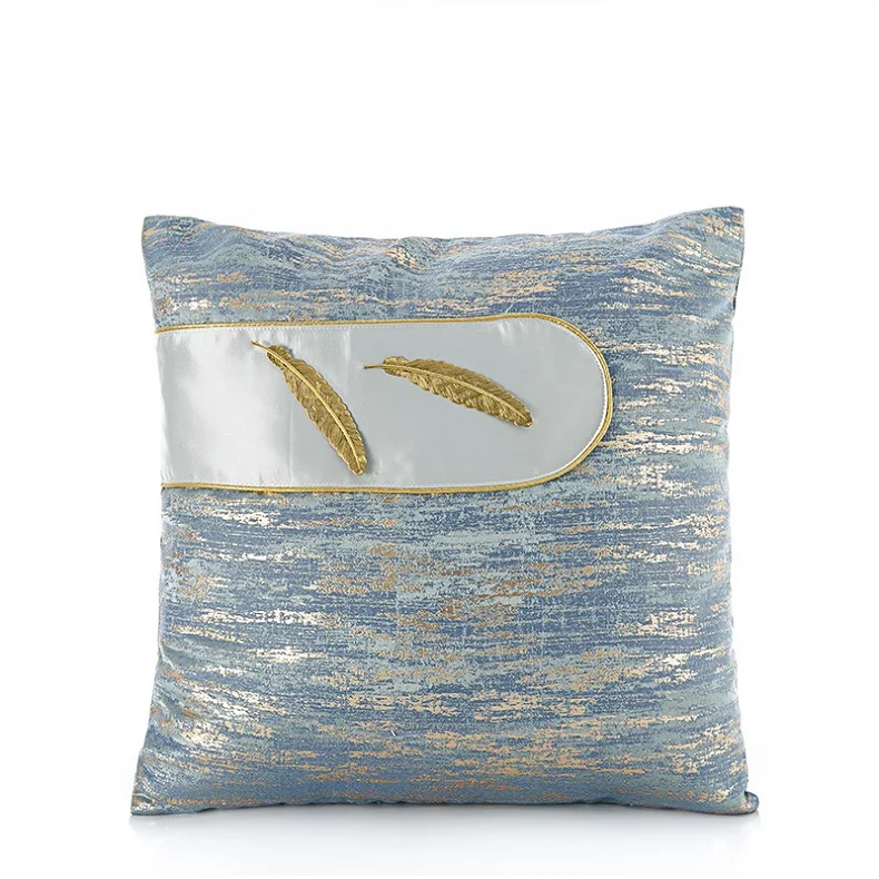 Европа синий роскошные чехлы для подушек с геометрическим рисунком элегантная наволочка домашний диван-кровать в машине поясничные подушки чехлы на подушки 45x45 см - Цвет: P