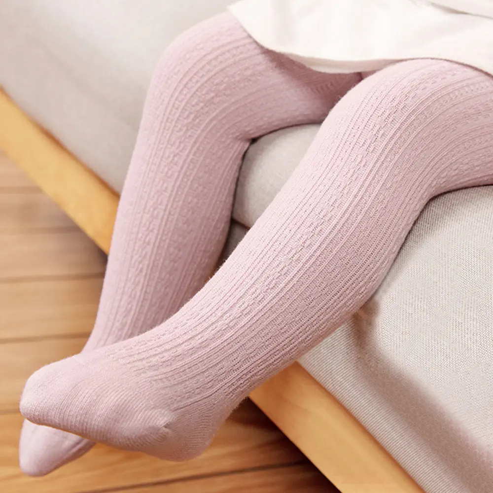 Infant Soft Cotton Tights Baby Girl Casual Solid Warm Tights Kid