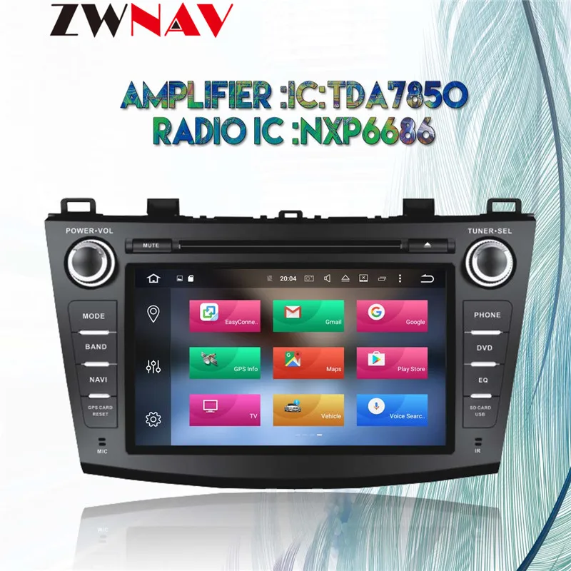 Best 8 inch Eight Core Android 8.0 7.1 Car DVD Player GPS Navi For Mazda 3 Axela 2009-2013 RAM 4GB ROM 32 GB Stereo Recorder Satnav 13