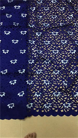 Африканский кружево Ткань 5yds/pce компанией dhl лепесток с бусины Ткань с лазерной обработкой для великолепные для женщин asoebi платье высокое качество - Цвет: 3