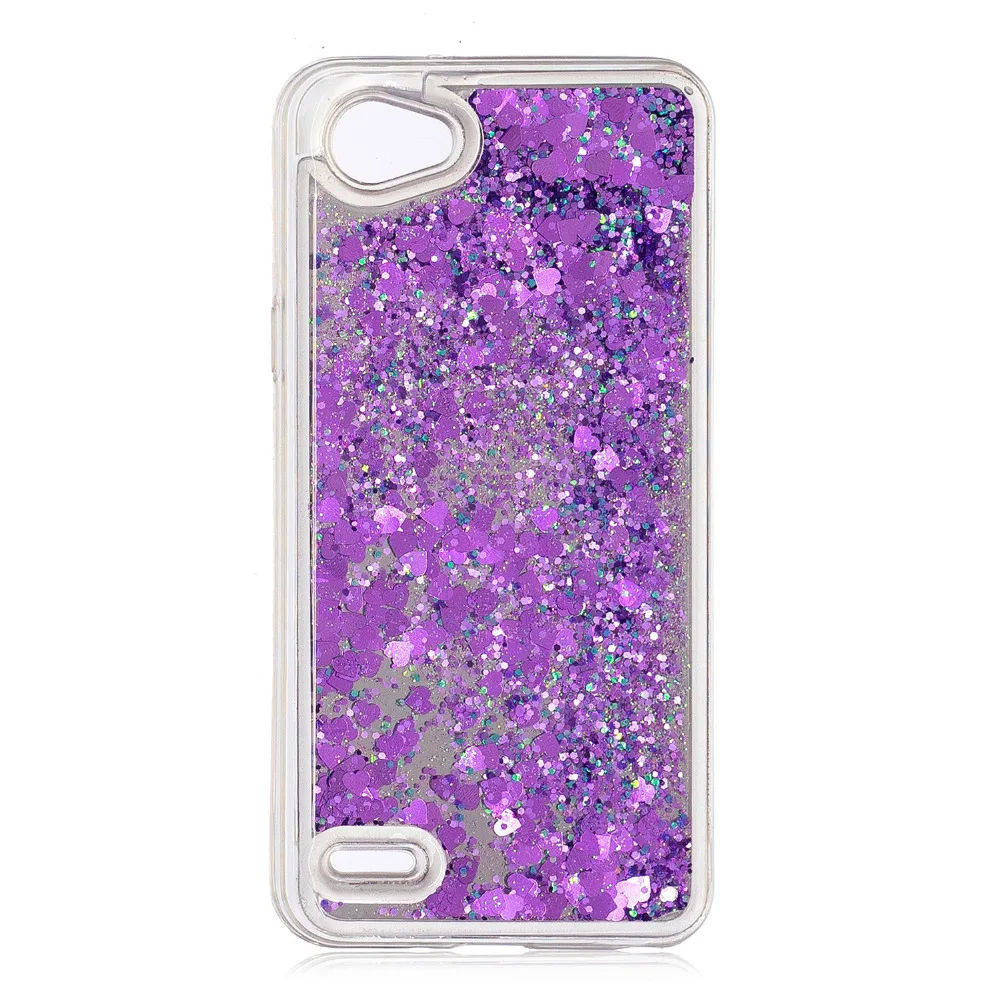 Phone Case for LG Q6 5.5 Inch Cover Dynamic Glitter Luxury Mirror Liquid Quicksand Cases Silicone Back LGQ6 20p |
