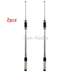 2 шт. двухдиапазонный VHF/UHF SMA-M портативная рация антенны для YAESU BAOFENG BF-UV-3R PUXING VX-6R 5R KG-UV6D двухстороннее радио