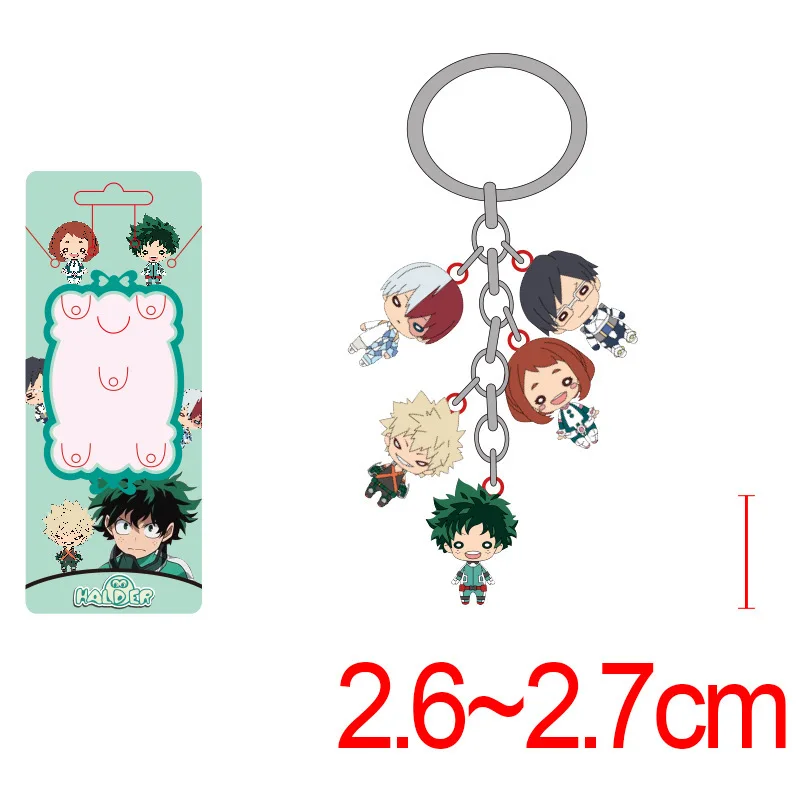 Boku no Hero Academia cosplay keychain My Hero Academia gift Lovely 5