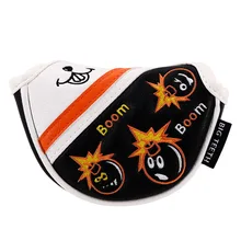 Чехол для клюшки для гольфа половина Молоток Мини маленький Гольф головной убор клуб защита головы Магнитная синтетическое закрытие волос кожа