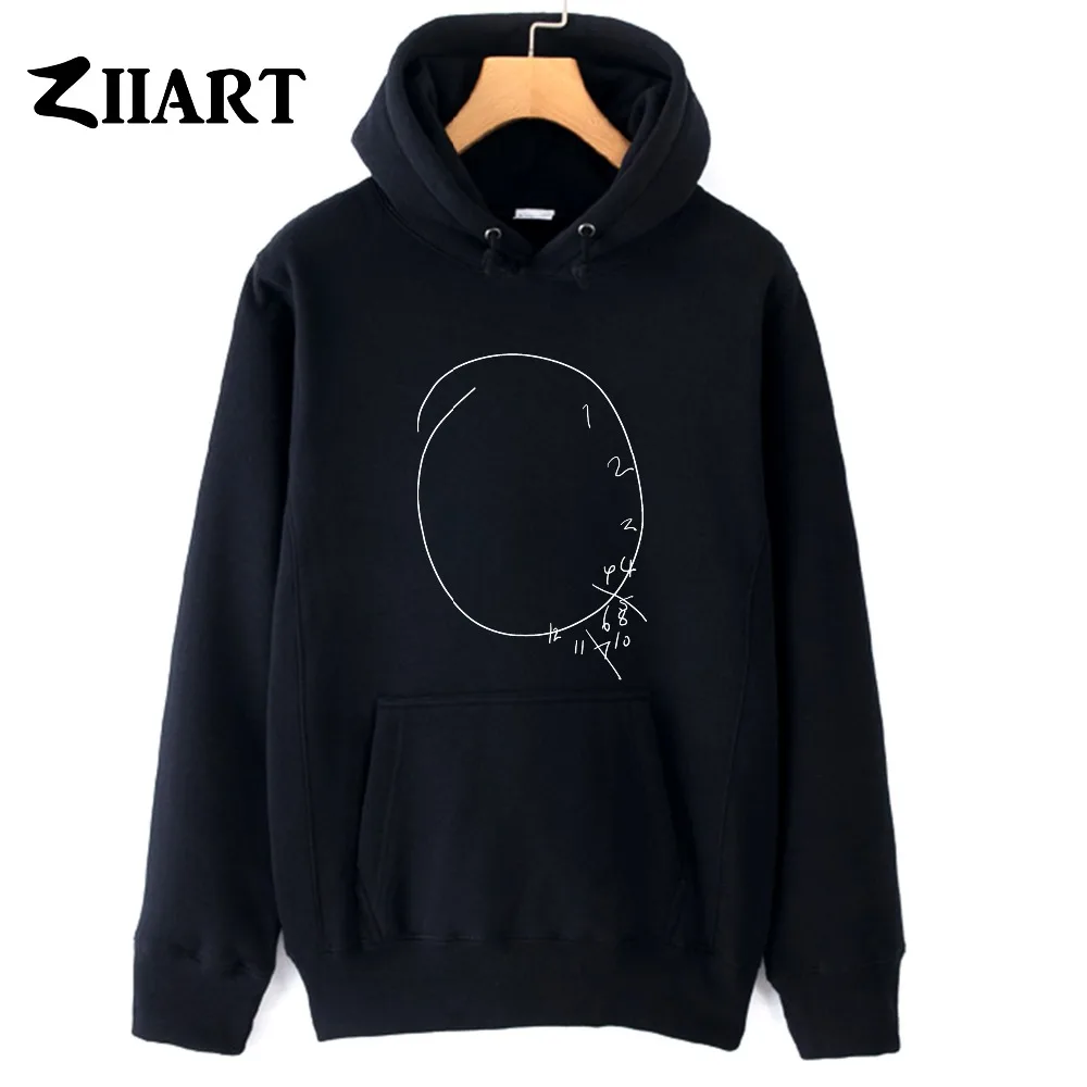 

handwriting Clocks Wall Art Hannibal Lector couple clothes boys man male autumn winter fleece hoodies