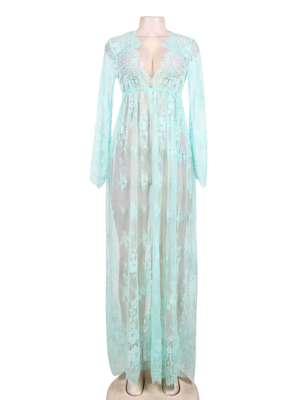 Flower Embroidered Mesh Dress