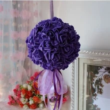 Горячая Распродажа! 6 шт х(20 см) Пенопласт канделябр w/ленточная вешалка в 3 цветах, свадебные украшения, Висячие