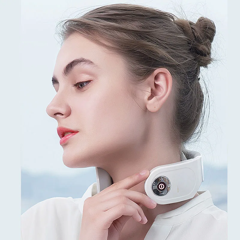 US $120.34 Electric Neck Massager Home Office Car MultiFunction Smart Remote Portable Control Cervical Neck Guard